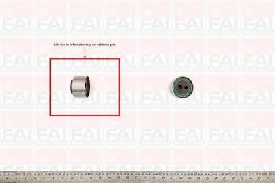 FAI AUTOPARTS t9287 -  Натяжной ролик, ремень ГРМ